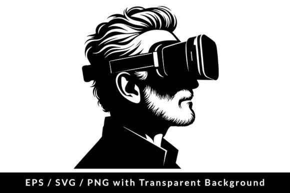Download Senior Man Using Virtual Reality Glasses - Virtual reality Collection