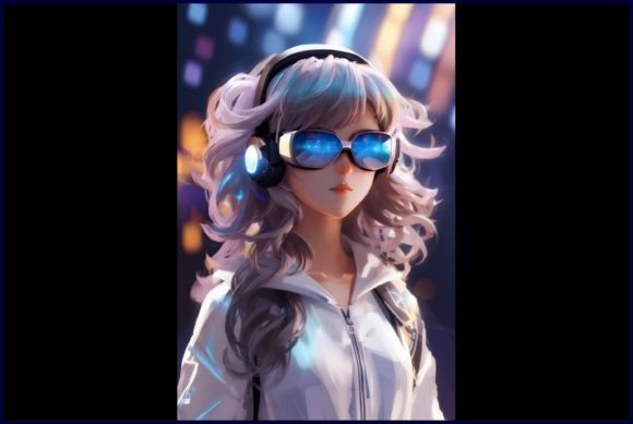 Download Anime Girl Wearing Virtual Reality Glass - Virtual reality Collection