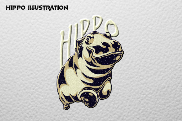 Download Hippo Illustration - Hippo illustration Collection