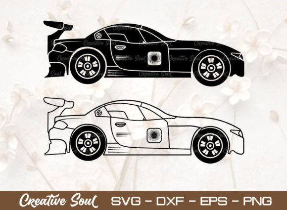 Download Racing Car Svg Cut File, - Premium Resources