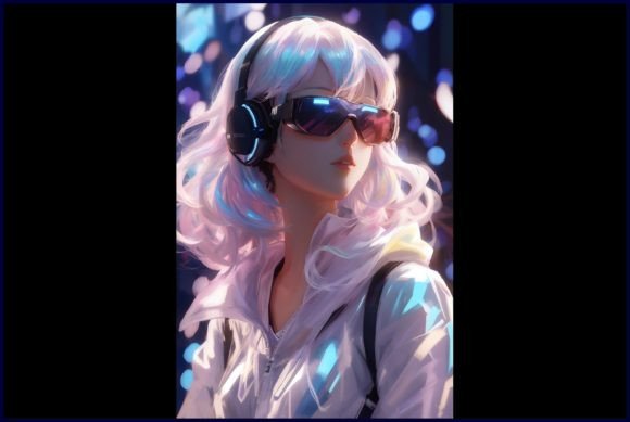 Download Anime Girl Wearing Virtual Reality Glass - Virtual reality Collection